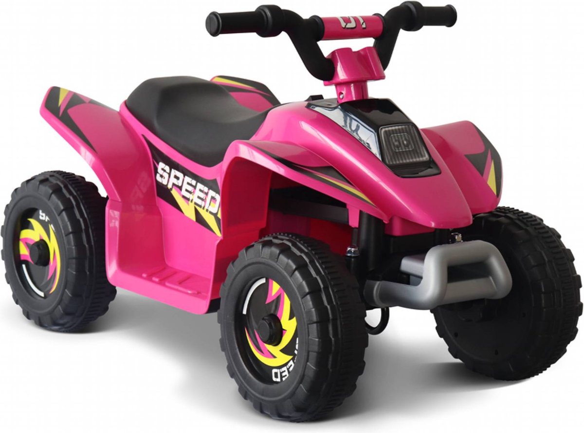 Alices Garden Elektrische quad -  Kinderauto 6V 7Ah - 1 plaats - Roze